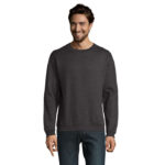 SPIDER Sweatshirt Herren 260 g/m² Grau – Vorderansicht
