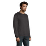 SPIDER Sweatshirt Herren 260 g/m² Grau – Seitenansicht