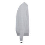 SPIDER Sweatshirt Herren 260 g/m² Grau – Seitenansicht