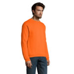 SPIDER Sweatshirt Herren 260 g/m² Orange – Seitenansicht