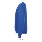 SPIDER Sweatshirt Herren 260 g/m² Blau – Seitenansicht