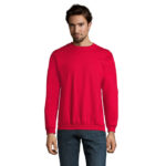 SPIDER Sweatshirt Herren 260 g/m² Rot – Vorderansicht
