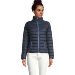 RIDE Jacke Damen 180 g/m² Blau – Vorderansicht