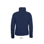 RIDE Jacke Damen 180 g/m² Blau – Rückansicht