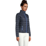 RIDE Jacke Damen 180 g/m² Blau – Seitenansicht