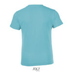 REGENT FIT T-Shirt Kinder 150 g/m² Blau – Rückansicht