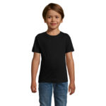 REGENT FIT T-Shirt Kinder 150 g/m² Schwarz – Vorderansicht