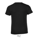 REGENT FIT T-Shirt Kinder 150 g/m² Schwarz – Rückansicht