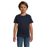 REGENT FIT T-Shirt Kinder 150 g/m² Blau – Vorderansicht