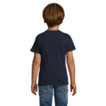 REGENT FIT T-Shirt Kinder 150 g/m² Blau – Rückansicht