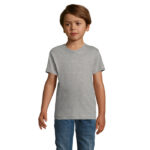 REGENT FIT T-Shirt Kinder 150 g/m² Grau – Vorderansicht