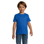 REGENT FIT T-Shirt Kinder 150 g/m² Blau – Vorderansicht