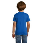 REGENT FIT T-Shirt Kinder 150 g/m² Blau – Rückansicht
