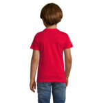 REGENT FIT T-Shirt Kinder 150 g/m² Rot – Rückansicht