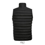 WAVE Bodywarmer Herren Schwarz – Rückansicht
