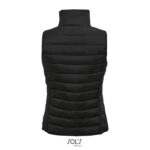 WAVE Bodywarmer Damen 180 g/m² Schwarz – Rückansicht