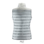WAVE Bodywarmer Damen 180 g/m² Grau – Rückansicht