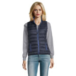 WAVE Bodywarmer Damen 180 g/m² Blau – Vorderansicht