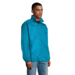SHIFT Windbreaker Unisex 210 g/m² Blau – Seitenansicht