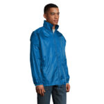 SHIFT Windbreaker Unisex 210 g/m² Blau – Seitenansicht