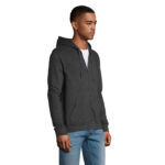STONE Kapuzenjacke Unisex 260 g/m² Grau – Seitenansicht