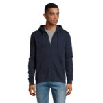 STONE Kapuzenjacke Unisex 260 g/m² Blau – Vorderansicht