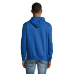 STONE Kapuzenjacke Unisex 260 g/m² Blau – Rückansicht