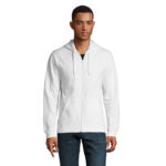 STONE Kapuzenjacke Unisex 260 g/m² White – Vorderansicht