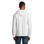 STONE Kapuzenjacke Unisex 260 g/m² White – Rückansicht