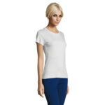 REGENT T-Shirt Damen 150 g/m² Grau – Seitenansicht