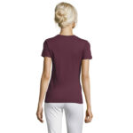 REGENT T-Shirt Damen 150 g/m² Braun – Rückansicht