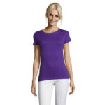 REGENT T-Shirt Damen 150 g/m² Purple – Vorderansicht