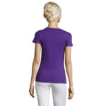 REGENT T-Shirt Damen 150 g/m² Purple – Rückansicht