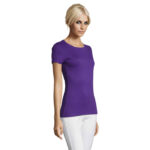REGENT T-Shirt Damen 150 g/m² Purple – Seitenansicht