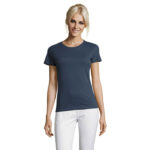 REGENT T-Shirt Damen 150 g/m² Blau – Vorderansicht