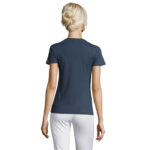 REGENT T-Shirt Damen 150 g/m² Blau – Rückansicht