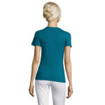 REGENT T-Shirt Damen 150 g/m² Blau – Rückansicht
