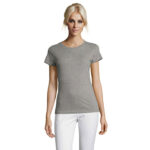 REGENT T-Shirt Damen 150 g/m² Grau – Vorderansicht