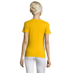 REGENT T-Shirt Damen 150 g/m² Gold – Rückansicht