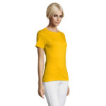 REGENT T-Shirt Damen 150 g/m² Gold – Seitenansicht