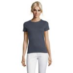 REGENT T-Shirt Damen 150 g/m² Grau – Vorderansicht