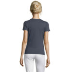 REGENT T-Shirt Damen 150 g/m² Grau – Rückansicht