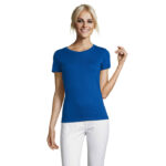 REGENT T-Shirt Damen 150 g/m² Blau – Vorderansicht