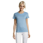 REGENT T-Shirt Damen 150 g/m² Blau – Vorderansicht
