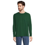 IMPERIAL Langarm-T-Shirt Herren 190 g/m² Grün – Vorderansicht