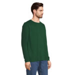 IMPERIAL Langarm-T-Shirt Herren 190 g/m² Grün – Rückansicht