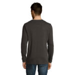 IMPERIAL Langarm-T-Shirt Herren 190 g/m² Grau – Rückansicht