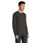 IMPERIAL Langarm-T-Shirt Herren 190 g/m² Grau – Seitenansicht