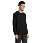 IMPERIAL Langarm-T-Shirt Herren 190 g/m² Schwarz – Seitenansicht