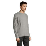 IMPERIAL Langarm-T-Shirt Herren 190 g/m² Grau – Seitenansicht